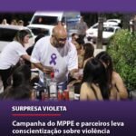 Campanha do MPPE e parceiros leva conscientização sobre violência contra mulher a bares/restaurantes Campanha do MPPE e parceiros leva conscientização sobre violência contra mulher a bares/restaurantes
