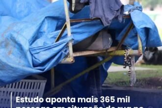 ESTUDO APONTA MAIS 365 MIL PESSOAS EM SITUAÇÃO DE RUA NO BRASIL ESTUDO APONTA MAIS 365 MIL PESSOAS EM SITUAÇÃO DE RUA NO BRASIL